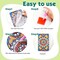 4 Pcs Diamond Mandala Flower Notebook Kits 3 x 5 in DIY Mandala Cover Notebook Crystal Journal Sketchbook Notepad for Men Women Birthday Crafts Gift Drawing Painting